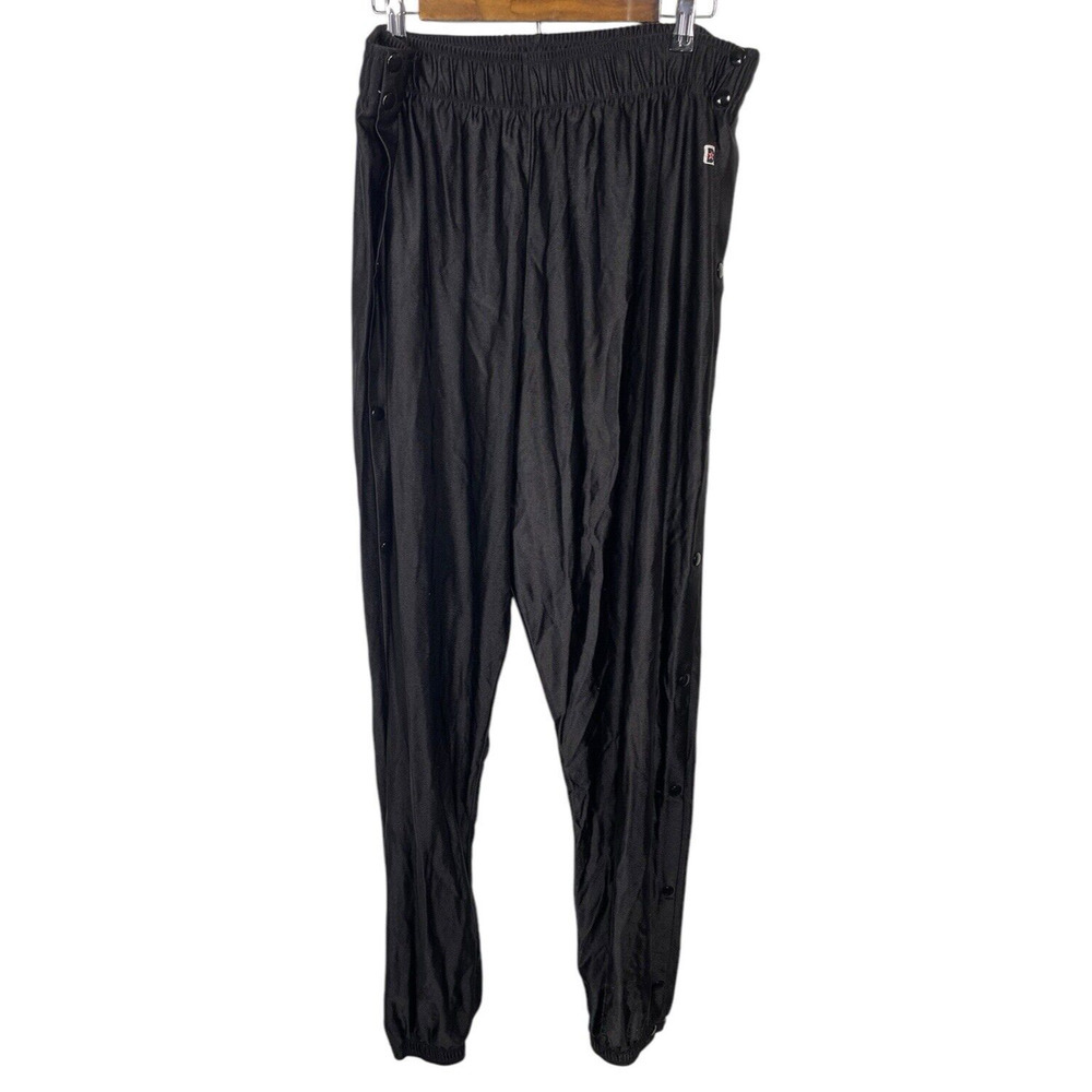 Don Alleson Athletic Tearaway Snap Jersey Pants Mens XXL Basketball Black Vtg